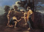 Nicolas Poussin Even in Arcadia I have oil painting on canvas